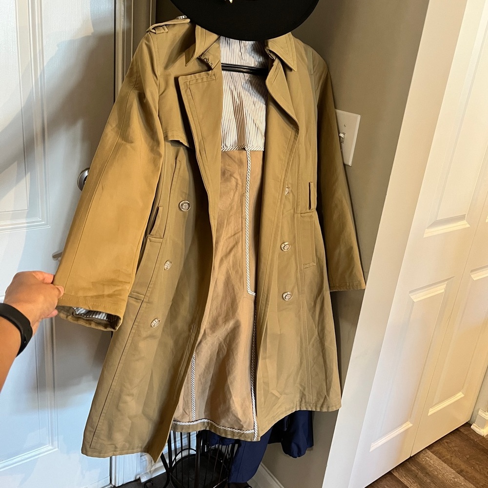 Fossil nude trench coat